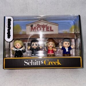NIB Fisher Price Little People Collector Schitts Creek Moira David Alexis Johnny